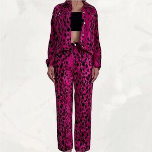 CONAN GRAY LEOPARD SET: JACKET, PANT, AND HAT